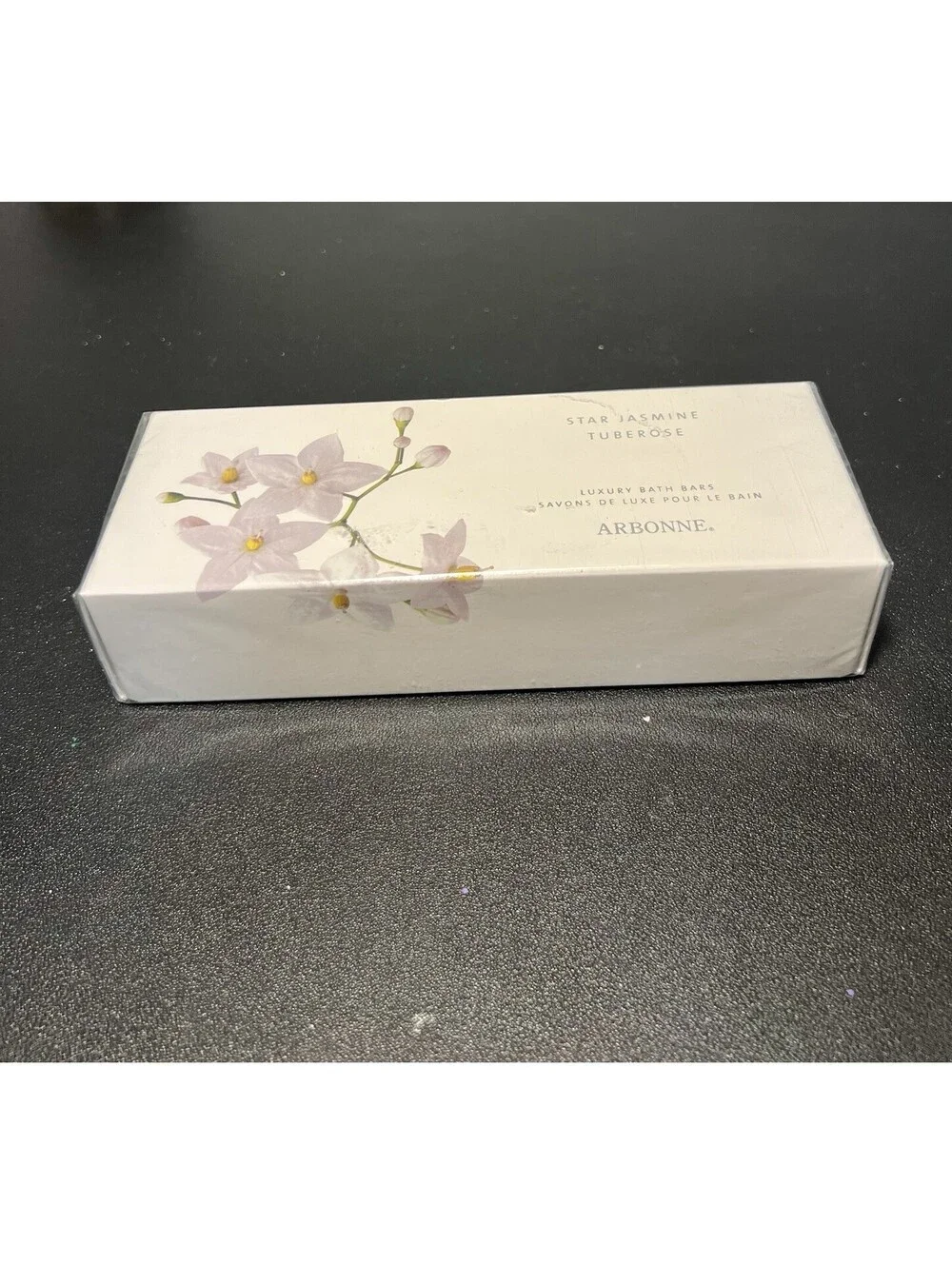 NIB Arbonne 2000s 2 Star Jasmine Tuberose Luxury Bath Bars Sealed FREE SHIPPING